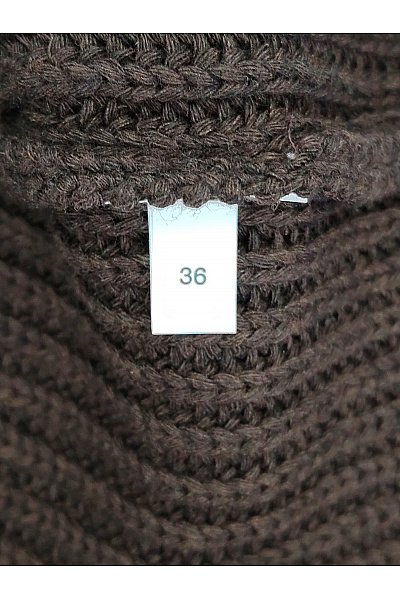 Dámský hnědý pletený kardigan na knoflíky Velikost EU 36 | Unimoda | obrázek 5