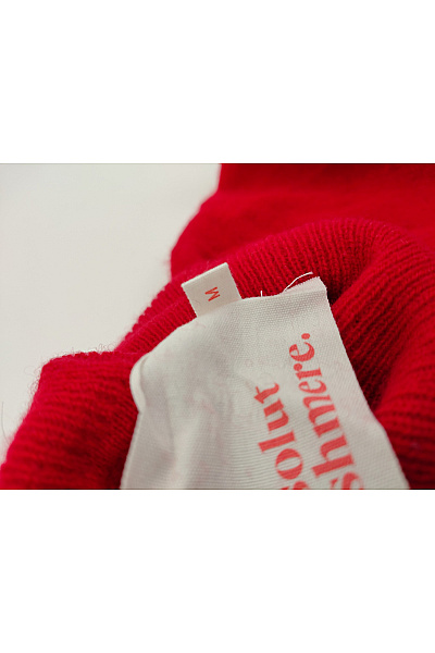 ABSOLUT CASHMERE Červený kašmírový rolák basic Velikost M | ABSOLUT CASHMERE | obrázek 6