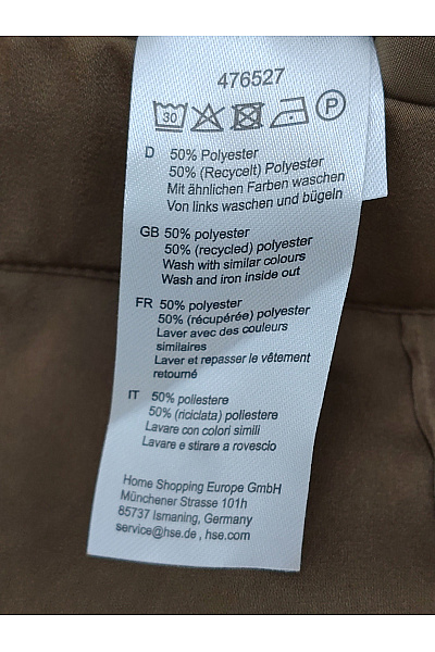 C'est tout Khaki široké kalhoty Palazzo s vysokým pasem Vel. EU 36 | C'est tout | obrázek 6