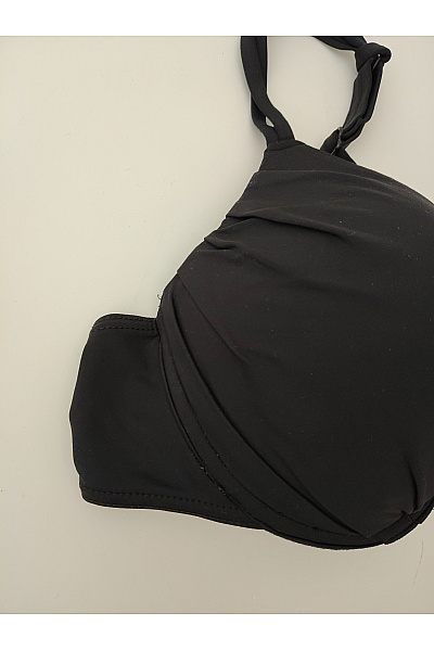 Černá push up podprsenka s kosticemi | Unimoda | obrázek 3
