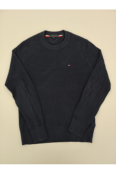 TOMMY HILFIGER Pánský Pletený Pulovr Basic Vel. XS