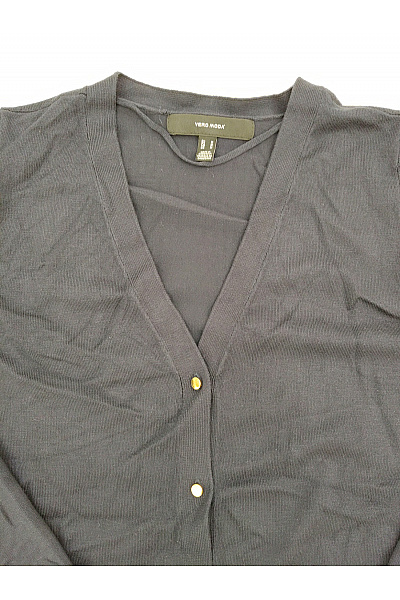 VERO MODA Dámský modrý kardigan na knoflíky s výstřihem do V Vel. EU M | VERO MODA | obrázek 3