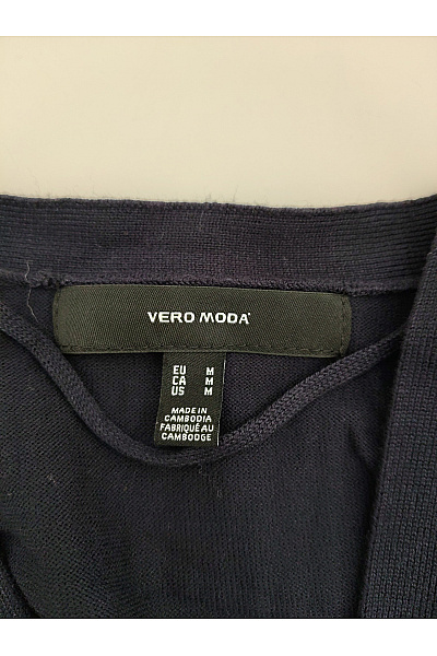VERO MODA Dámský modrý kardigan na knoflíky s výstřihem do V Vel. EU M | VERO MODA | obrázek 5