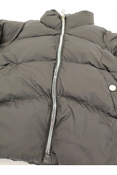 JIMMY SANDERS Černá krátká prošívaná puffer bunda se zipem Vel. M | JIMMY SANDERS | obrázek 3