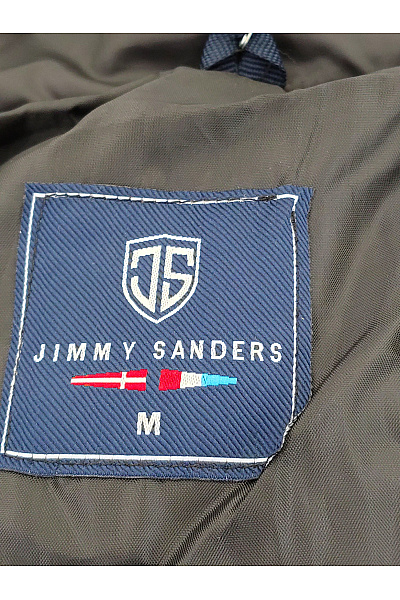 JIMMY SANDERS Černá krátká prošívaná puffer bunda se zipem Vel. M | JIMMY SANDERS | obrázek 5