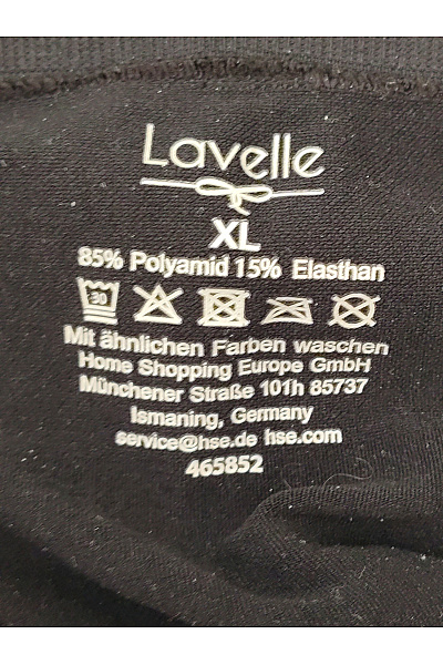Lavelle Dámské černé punčocháče Velikost EU XL | Lavelle | obrázek 5