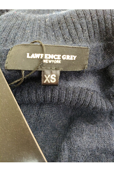 LAWRENCE GREY Černý kašmírový rolák s copánkovým vzorem Vel. XS | LAWRENCE GREY | obrázek 9