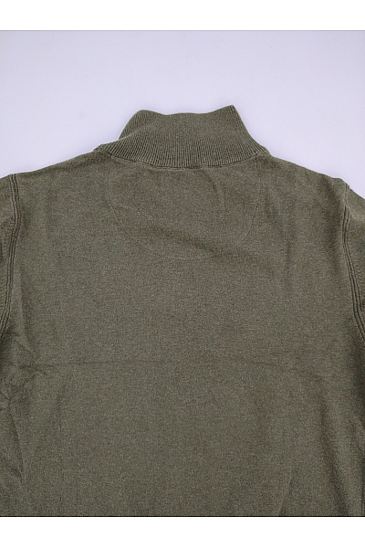 INDICODE Pánský khaki pletený svetr na zip se stojáčkem Velikost MEDIUM | INDICODE | obrázek 7