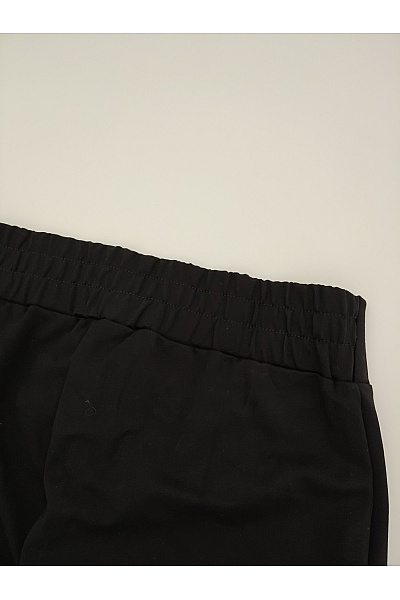maloo Černé elegantní kalhoty s vysokým pasem Vel. DE 40 | maloo | obrázek 4