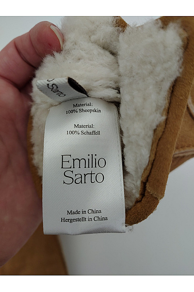 Emilio Sarto Hnědé luxusní kožešinové rukavice Vel. M | Emilio Sarto | obrázek 5