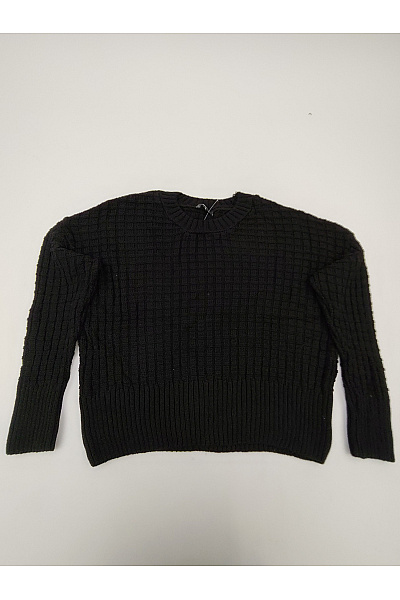 LAWRENCE GREY Černý Pletený Dámský Pulovr Oversized Vel. EU 40