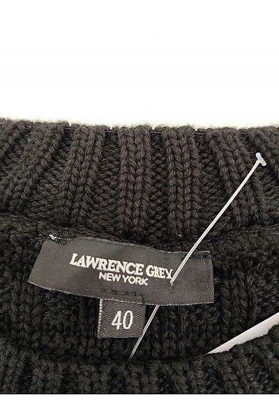 LAWRENCE GREY Černý pletený dámský pulovr oversized Vel. EU 40 | LAWRENCE GREY | obrázek 3