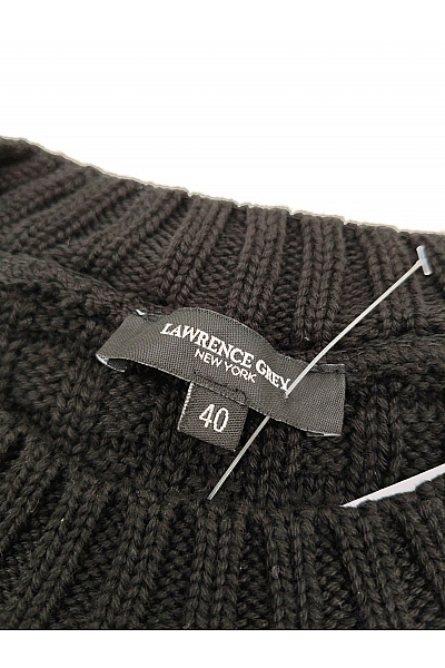 LAWRENCE GREY Černý pletený dámský pulovr oversized Vel. EU 40 | LAWRENCE GREY | obrázek 4