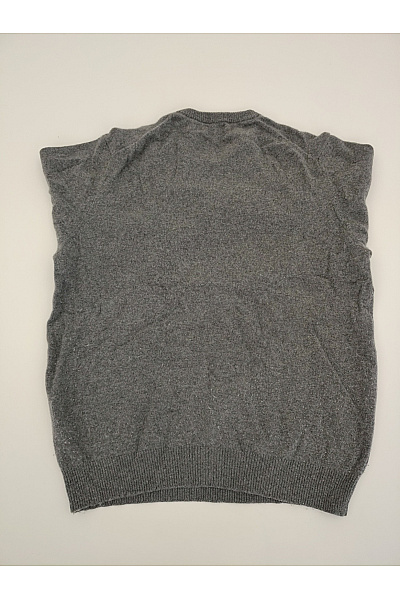 HACKETT Pánský šedý vlněný pulovr basic Vel. XXL | HACKETT | obrázek 6