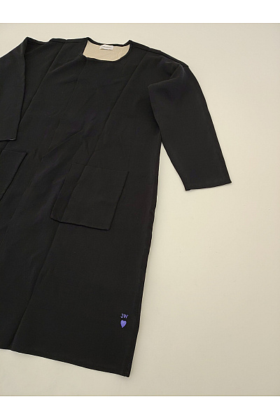 Judith Williams Černý dlouhý pletený kardigan oversized Vel. IT 44 | Judith Williams | obrázek 2