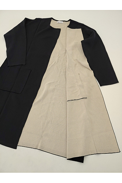 Judith Williams Černý dlouhý pletený kardigan oversized Vel. IT 44 | Judith Williams | obrázek 4