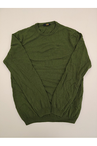 royal class Dámský kašmírový hedvábný pulovr khaki basic Velikost L | royal class | obrázek 2