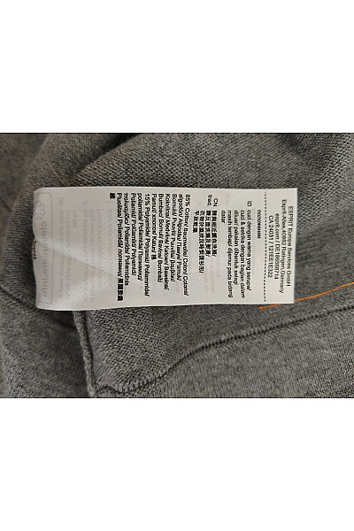 Esprit Šedé bavlněné mikinové šaty s dlouhým rukávem Velikost EU M | Esprit | obrázek 5