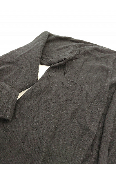MAX TONSO CASHMERE Černý kašmírový kardigan dlouhý basic Velikost XXL | MAX TONSO CASHMERE | obrázek 6