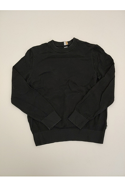 Hugo Boss Černá bavlněná mikina bez potisku crewneck Velikost M | Hugo Boss | obrázek 2