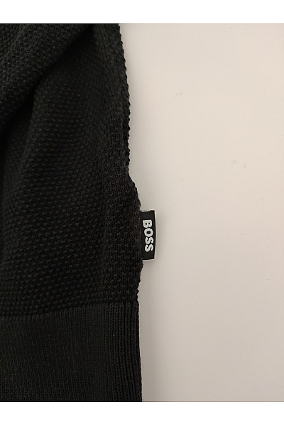 Hugo Boss Černá bavlněná mikina bez potisku crewneck Velikost M | Hugo Boss | obrázek 4