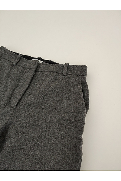 Calvin Klein Šedé vlněné elegantní společenské kalhoty Velikost 36 | Calvin Klein | obrázek 2