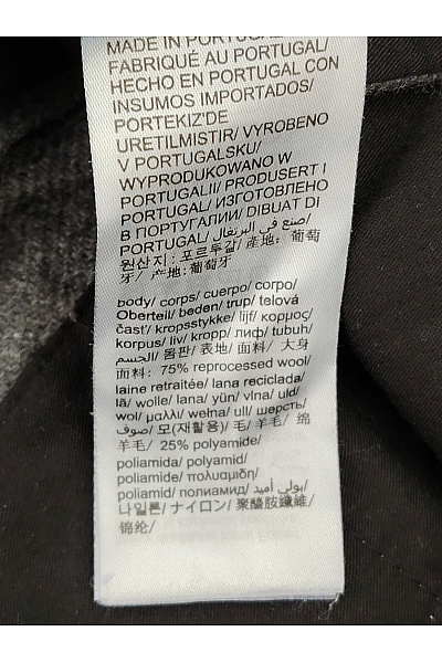 Calvin Klein Šedé vlněné elegantní společenské kalhoty Velikost 36 | Calvin Klein | obrázek 4