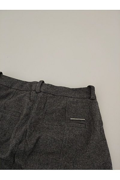 Calvin Klein Šedé vlněné elegantní společenské kalhoty Velikost 36 | Calvin Klein | obrázek 6