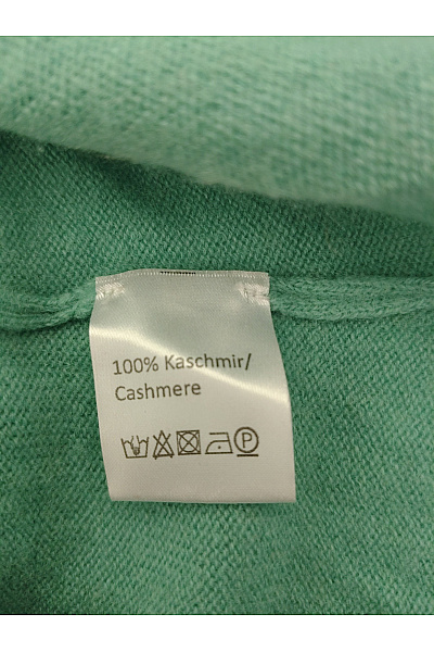 Zwillingsherz Dámský kašmírový pulovr s kapucí khaki Vel. M | Zwillingsherz | obrázek 6