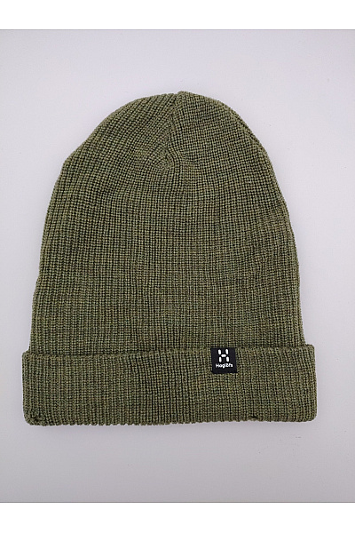 Haglofs Vlněná Khaki čepice Outdoor Gorpcore Vel. ONE SIZE
