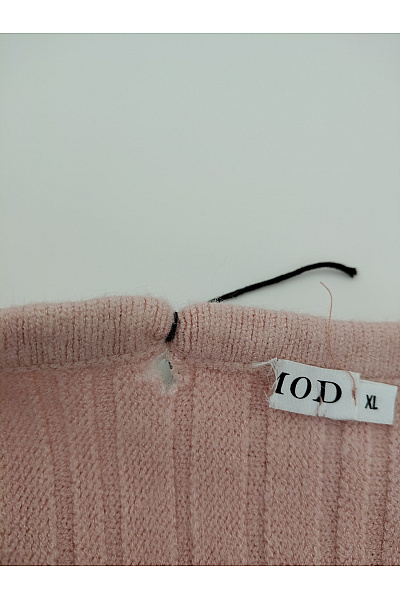 Kraimod Růžové pletené šaty s dlouhým rukávem do áčka Vel. XL | kraimod | obrázek 6