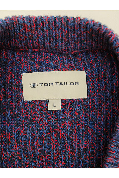 TOM TAILOR Pánský pletený bavlněný pulovr barevný podzimní Vel. L | TOM TAILOR | obrázek 6