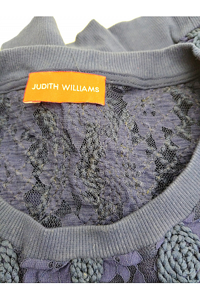 Judith Williams Modrá krajková halenka s dlouhým rukávem Velikost DE 44 | Judith Williams | obrázek 6