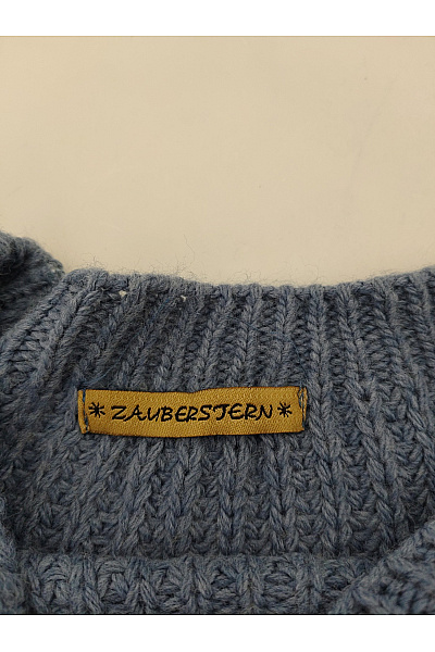 ZAUBERSTERN Šedé pletené svetrové šaty s dlouhým rukávem Vel. L | ZAUBERSTERN | obrázek 5