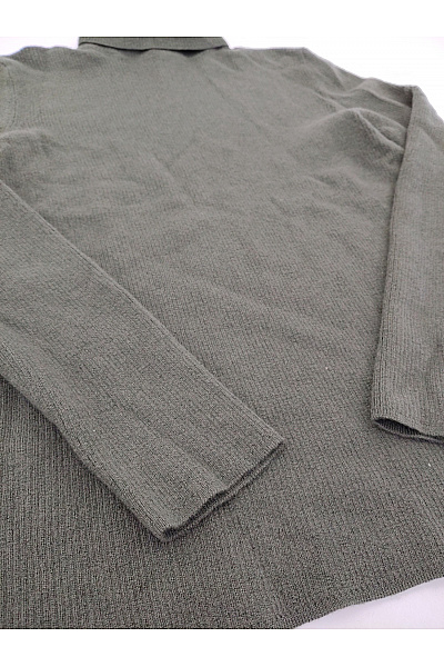 LAWRENCE GREY Dámský khaki vlněný rolák merino pletený basic Velikost M | LAWRENCE GREY | obrázek 3