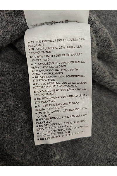 Marc O´Polo Pánský šedý bavlněný kardigan na zip se stojáčkem Vel. 3XL | Marc O´Polo | obrázek 4