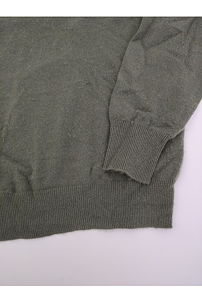 LAWRENCE GREY Pánský kašmírový pulovr khaki basic Velikost L | LAWRENCE GREY | obrázek 3