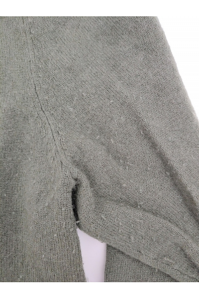 LAWRENCE GREY Pánský kašmírový pulovr khaki basic Velikost L | LAWRENCE GREY | obrázek 6