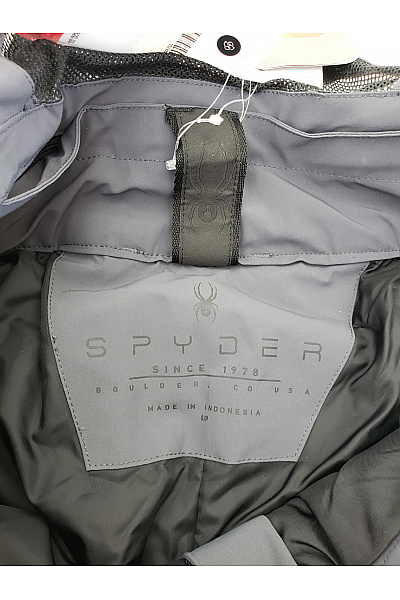 SPYDER Šedé lyžařské kalhoty s kšandami a kapsami Velikost S | SPYDER | obrázek 9