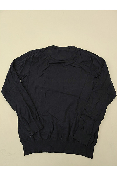 Scotch & Soda Pánský tmavě modrý basic pulovr s dlouhým rukávem Vel. M | Scotch & Soda | obrázek 3