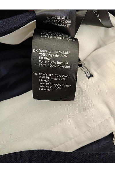 Samsonite Pánské vlněné společenské kalhoty rovné Velikost 44 | Samsonite | obrázek 5