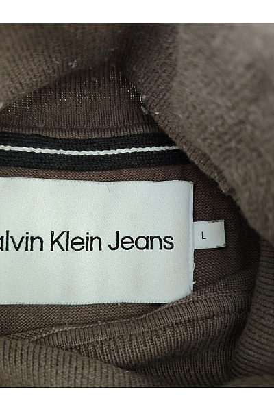 Calvin Klein Pánský hnědý pletený rolák basic Velikost L | Calvin Klein | obrázek 5