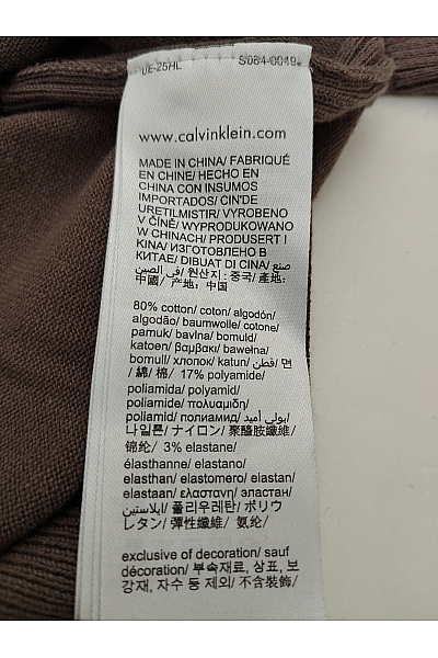 Calvin Klein Pánský hnědý pletený rolák basic Velikost L | Calvin Klein | obrázek 6
