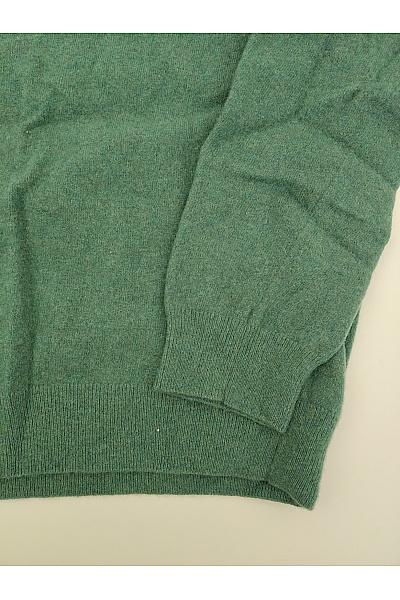 LACOSTE Zelený vlněný pletený pulovr basic Velikost FR 4 | LACOSTE | obrázek 3