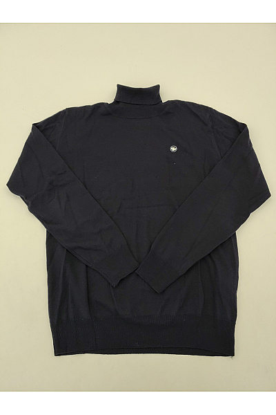 Murphy & Nye Pánský černý Vlněný Rolák Basic Vel. XL