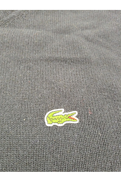 LACOSTE Pánský vlněný pulovr modrý basic Velikost M | LACOSTE | obrázek 3