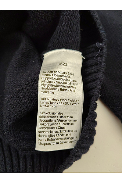LACOSTE Pánský vlněný pulovr modrý basic Velikost M | LACOSTE | obrázek 7