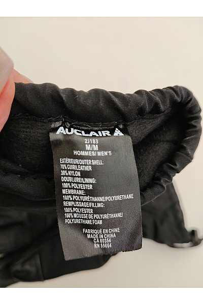 AUCLAIR Černé kožené outdoorové rukavice Velikost US M | AUCLAIR | obrázek 6