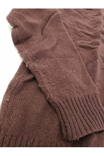 NAPAPIJRI Pánský vlněný pulovr vínový pletený basic Vel. XXL | NAPAPIJRI | obrázek 5