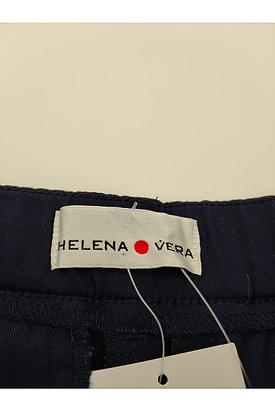 HELENA VERA Dámské bavlněné černé rovné kalhoty Velikost 18 | HELENA VERA | obrázek 3